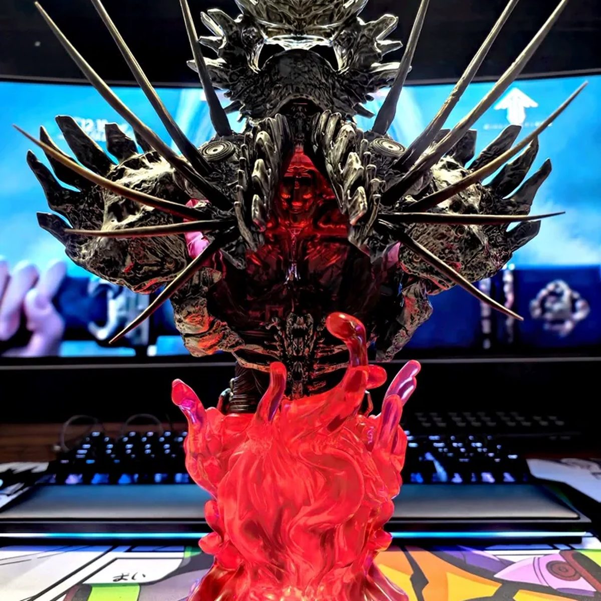 ASH Lore Explained: Backstory and Role in the LINGCAGE Universe | FigureCosmos collectible busts