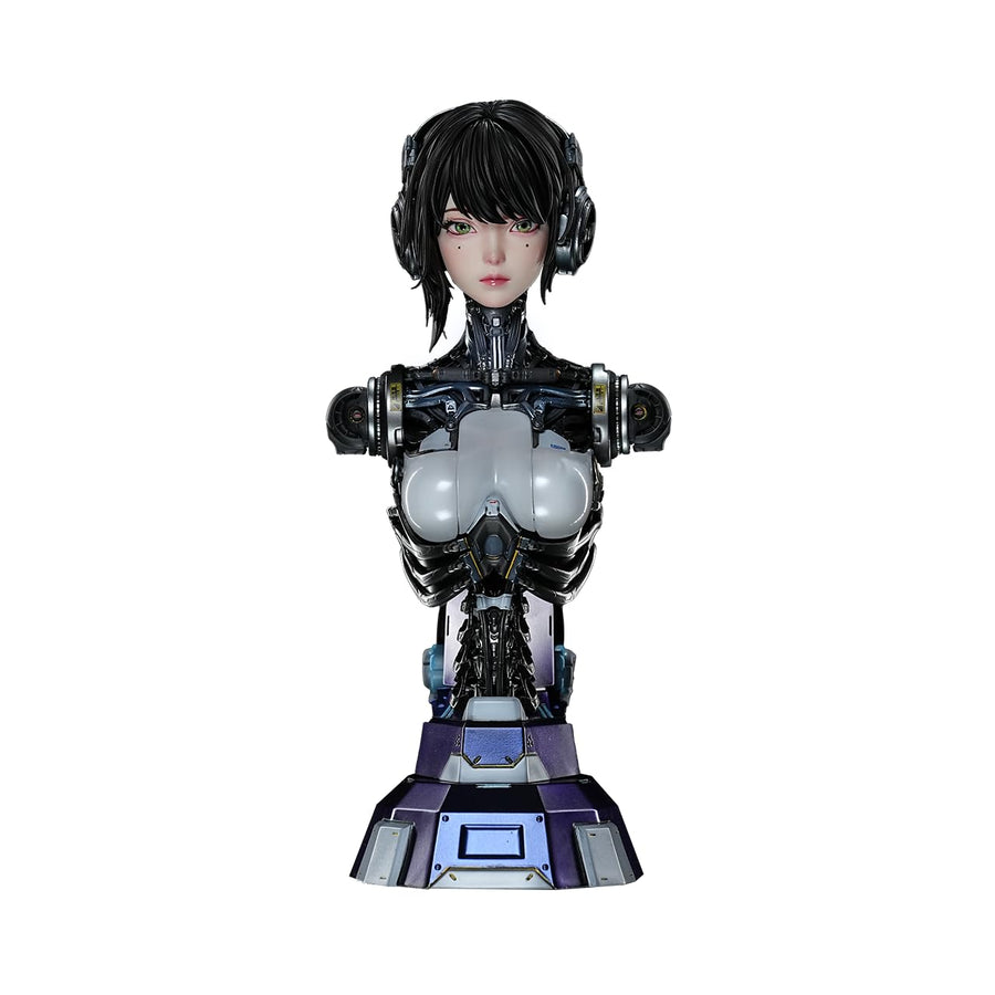 LINGCAGE ASH 1/4 Scale Bust — Hand-Painted Polystone · Machined Alloy Base · 500 Edition