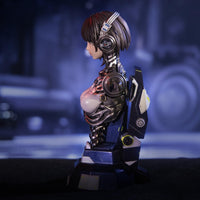 LINGCAGE ASH 1/4 Scale Bust — Hand-Painted Polystone · Machined Alloy Base · 500 Edition